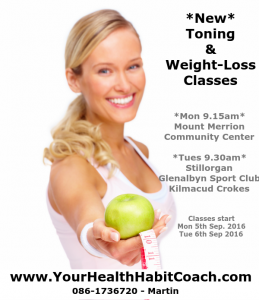 Mount Merrion Toning Fitness Weight Loss Conditioning Stillorganin South Dublin with Martin Luschin