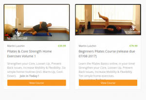 Online Pilates Core Strength Course with Martin Luschin Ireland South Dublin